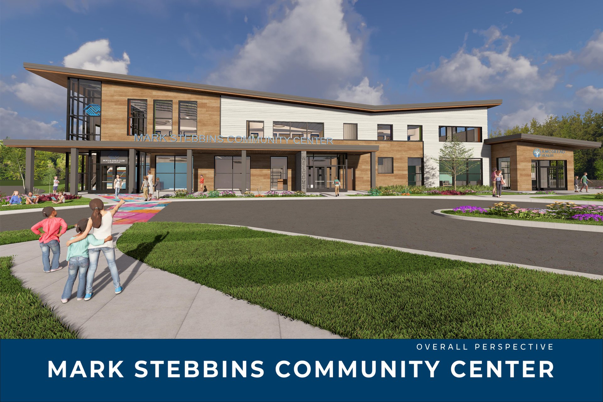 Mark Stebbins Community Center Overall Rendering